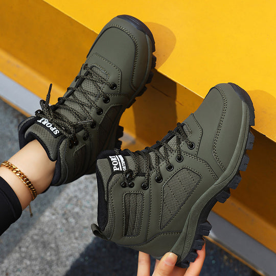 Damen wasserdichte Wanderschuhe mit rutschfester Sohle und atmungsaktivem Obermaterial R&B