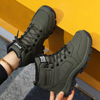 Damen isolierte Outdoor-Wanderschuhe mit rutschfester Sohle