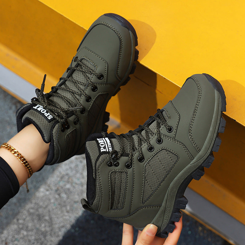 Damen isolierte Outdoor-Wanderschuhe mit rutschfester Sohle