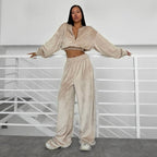 Damen Casual Oversized Set R&B