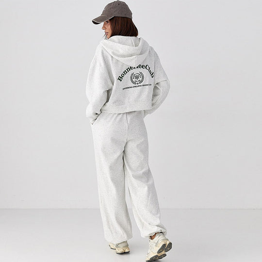 Damen lässiges Sweatshirt- und Jogginghose-Set R&B