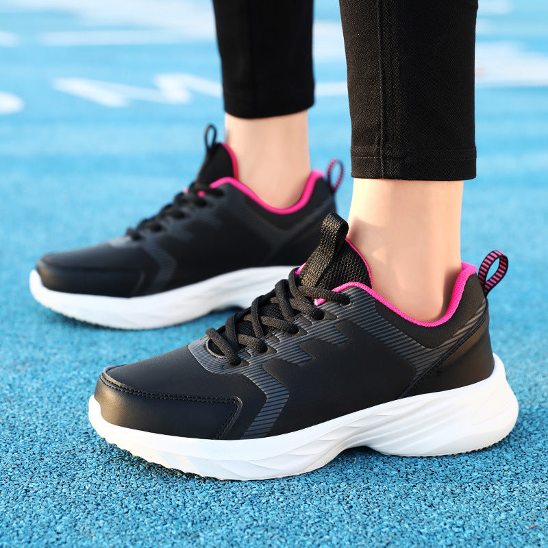 Unisex nan urbaner Komfort-Sneaker mit gepolsterter Keilsohle atmungsaktiver Meshzunge und robustem Kunstlederbesatz R&B