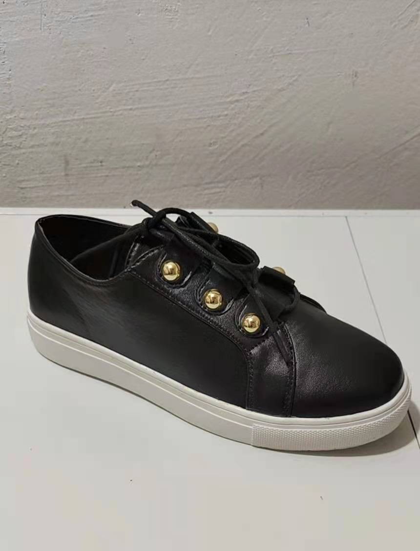 Damen Fashion Sneakers mit modischen Ösen und dämpfender Laufsohle R&B