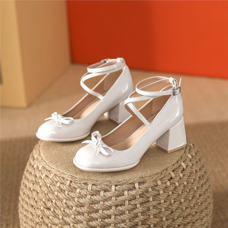 Damen elegante Slingback-Pumps mit dekorativer Schleifenapplikation R&B