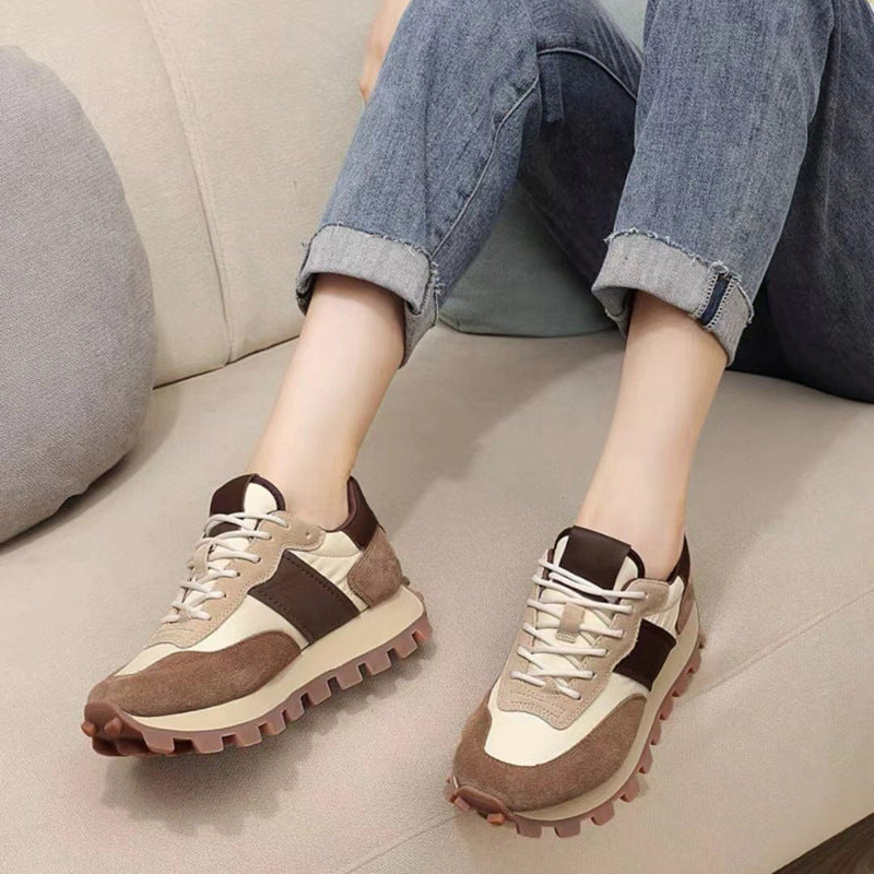 Damen Sportliche Freizeitsneakers mit rutschfester und atmungsaktiver Sohle