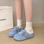 Damen Clogs mit fransigem Design und eleganter Schnalle R&B