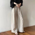 Damen Weite Leinenhose R&B