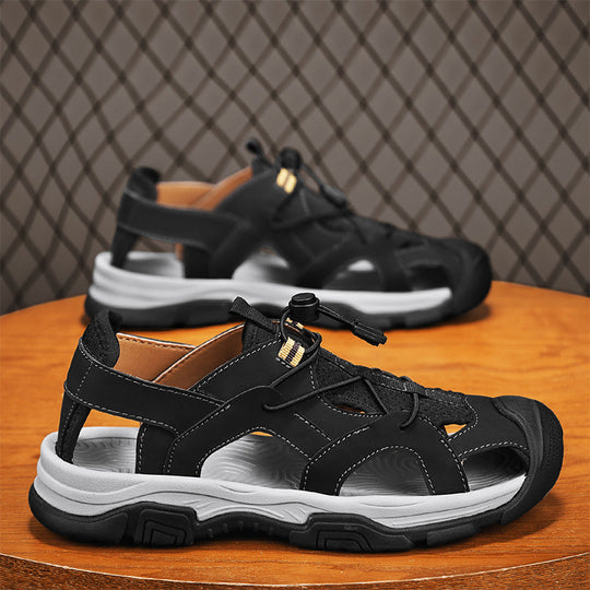 Damen Sportliche Freizeitsandalen mit atmungsaktiver Oberflächenstruktur und flexiblem Fußbett R&B