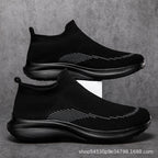 Damen Sportliche Sneakers mit elastischem Schaft und rutschfester Sohle