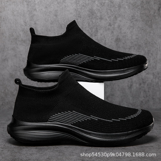 Damen Sportliche Sneakers mit elastischem Schaft und rutschfester Sohle R&B