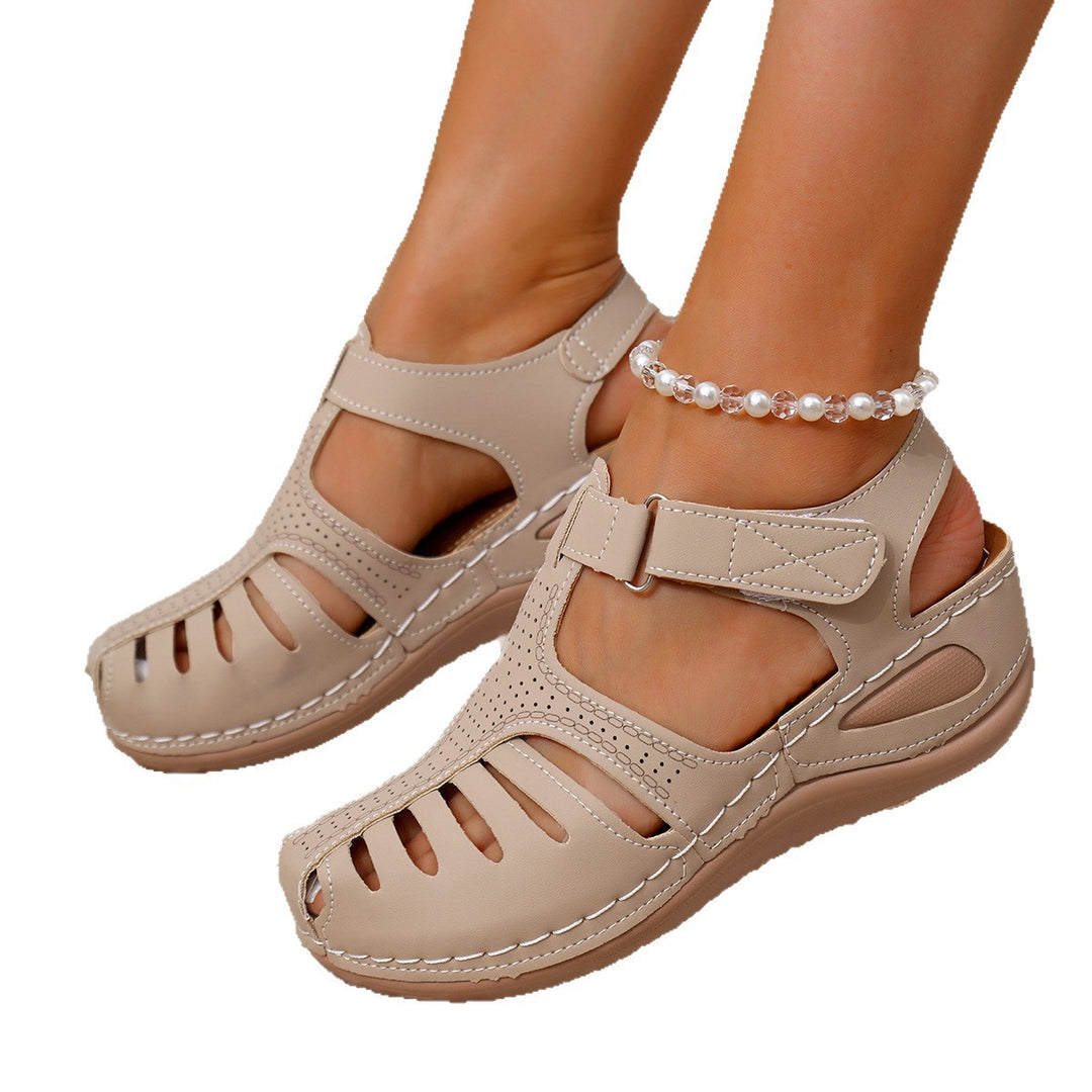 Damen Komfortable Sandalen mit durchbrochenem Obermaterial R&B