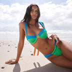 Damen Bikini mit verstellbaren Trägern und raffinierten BindR&Bändern R&B