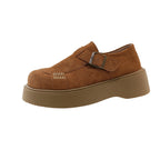 Damen bequeme Clogs mit modischer Schnalle R&B