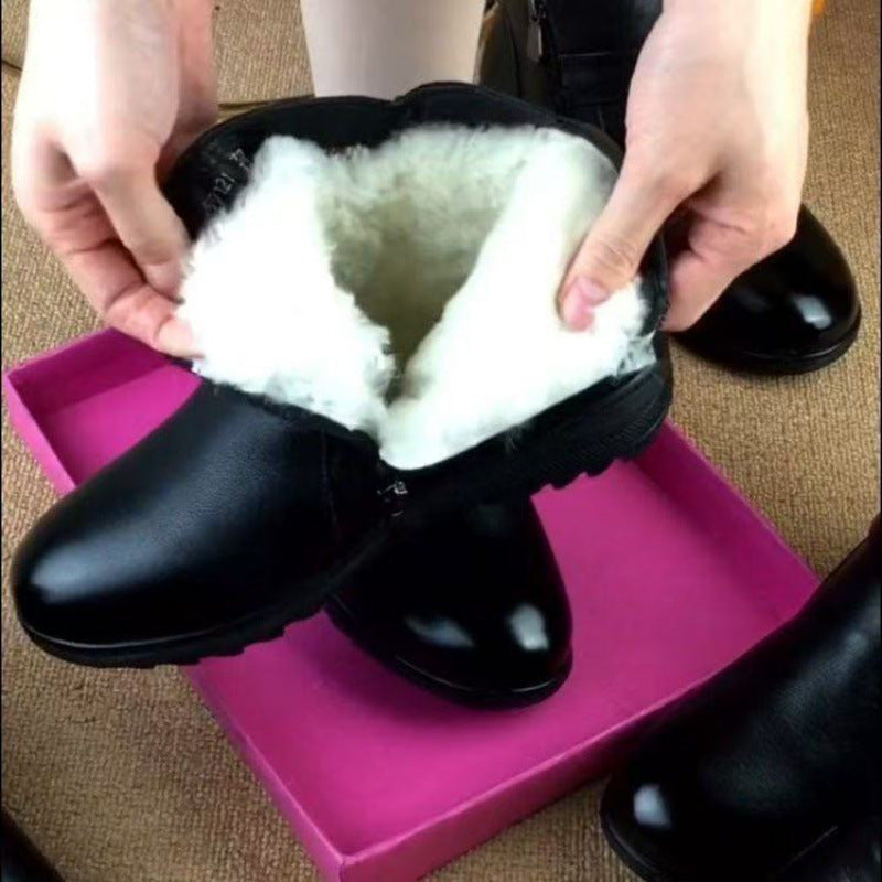 Damen Elegante Stiefeletten mit praktischem Reißverschluss und modischem Schnallen-Detail R&B