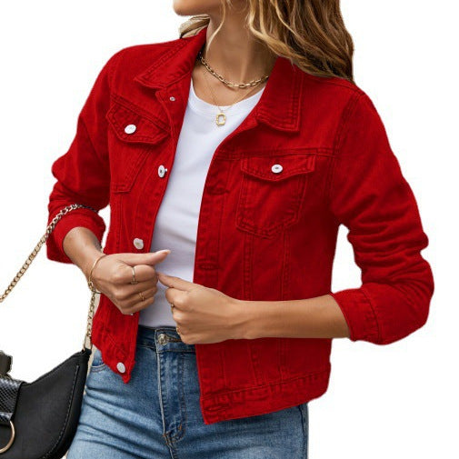 Damen Denimjacke mit modernen Details und stylischem Schnitt R&B