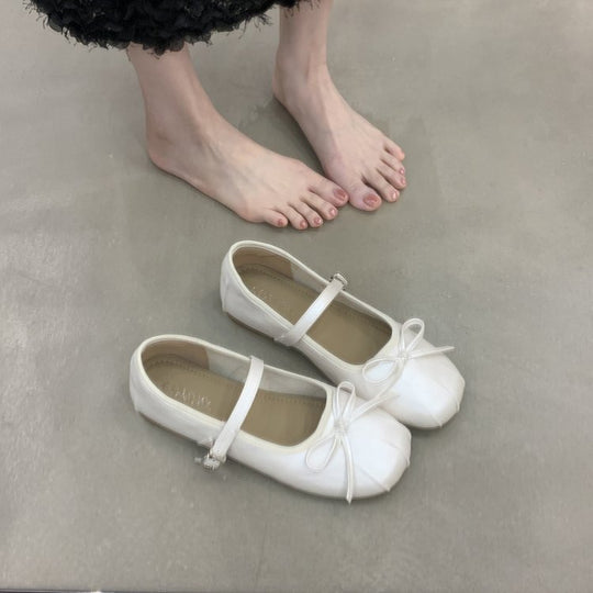 Damen Ballerinas mit dekorativem Riemchen und bequemem Fußbett R&B