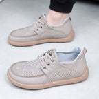 Damen Atmungsaktive Sneaker mit Lochmuster und rutschfester Sohle R&B
