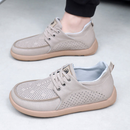 Damen Atmungsaktive Sneaker mit Lochmuster und rutschfester Sohle R&B