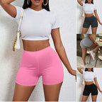 Damen Cropped T-Shirt mit figurformenden Shorts R&B