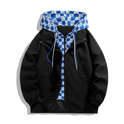 Damen leichte Funktionsjacke mit verstellbarer Kapuze und atmungsaktivem Innenfutter R&B