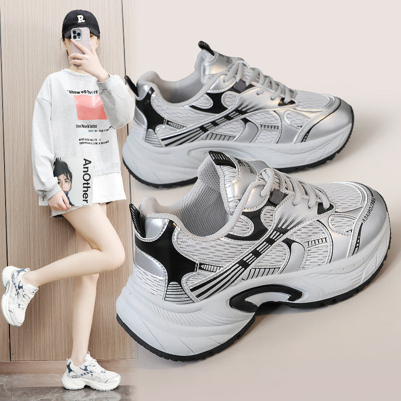 Damen Sportliche Sneakers mit luftdurchlässiger Mesh-Struktur und ergonomischer Dämpfung R&B