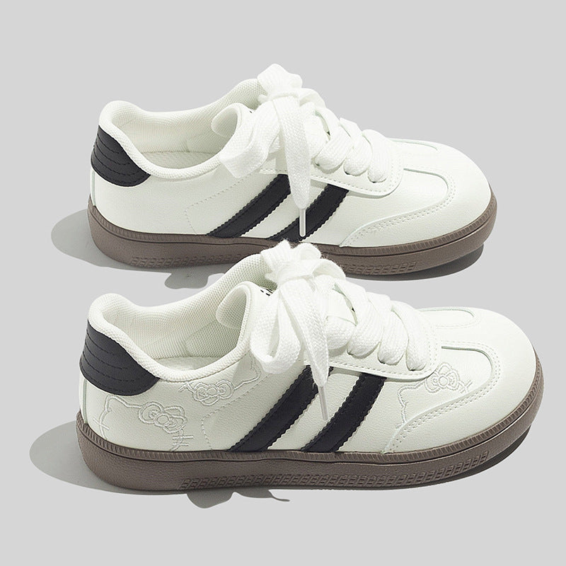 Damen Sportliche Sneakers mit floralem Design und weicher Dämpfung