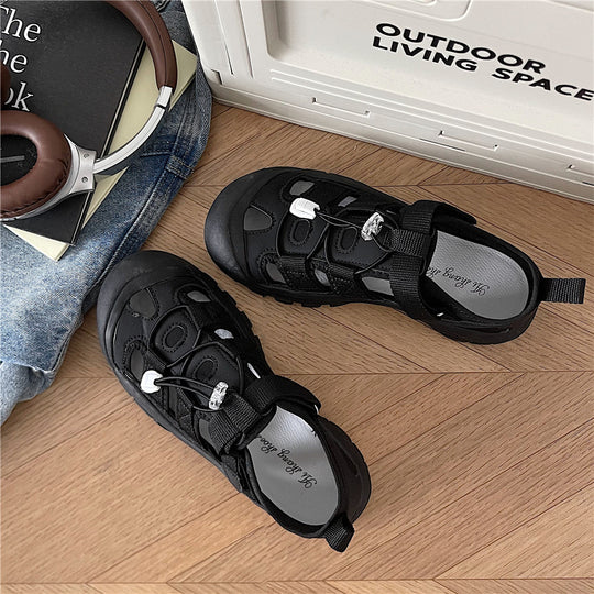 Damen Outdoor-Sandalen mit verstellbarem Riemendesign und rutschfester Sohle R&B