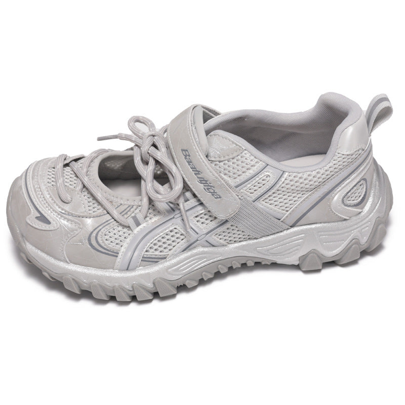 Damen Sportliche Wanderschuhe mit rutschfester Profilsohle und atmungsaktivem Obermaterial R&B