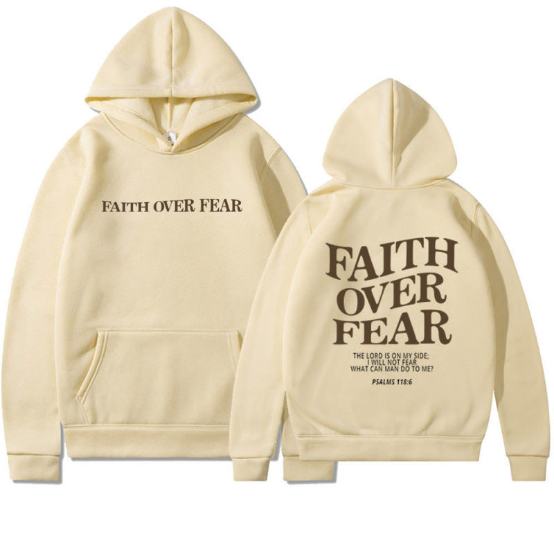 Damen Kapuzenpullover mit inspirierendem Schriftzug und hochwertiger Baumwolle R&B
