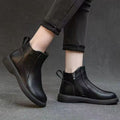 Damen Modische Stiefeletten mit elegantem Reißverschluss und rutschfester Sohle R&B