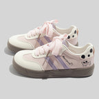Damen Sneakers mit verspieltem Tiermotiv und rutschfester Sohle