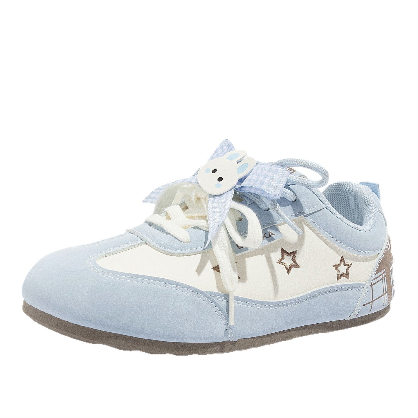 Damen Sneakers mit modernem Sternen-Muster und weicher Dämpfung