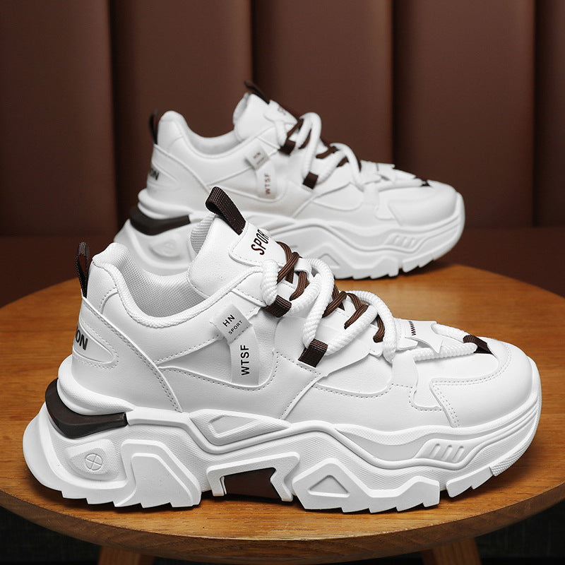 Damen Chunky Sneakers mit rutschfester Sohle und atmungsaktiver Mesh-Oberfläche