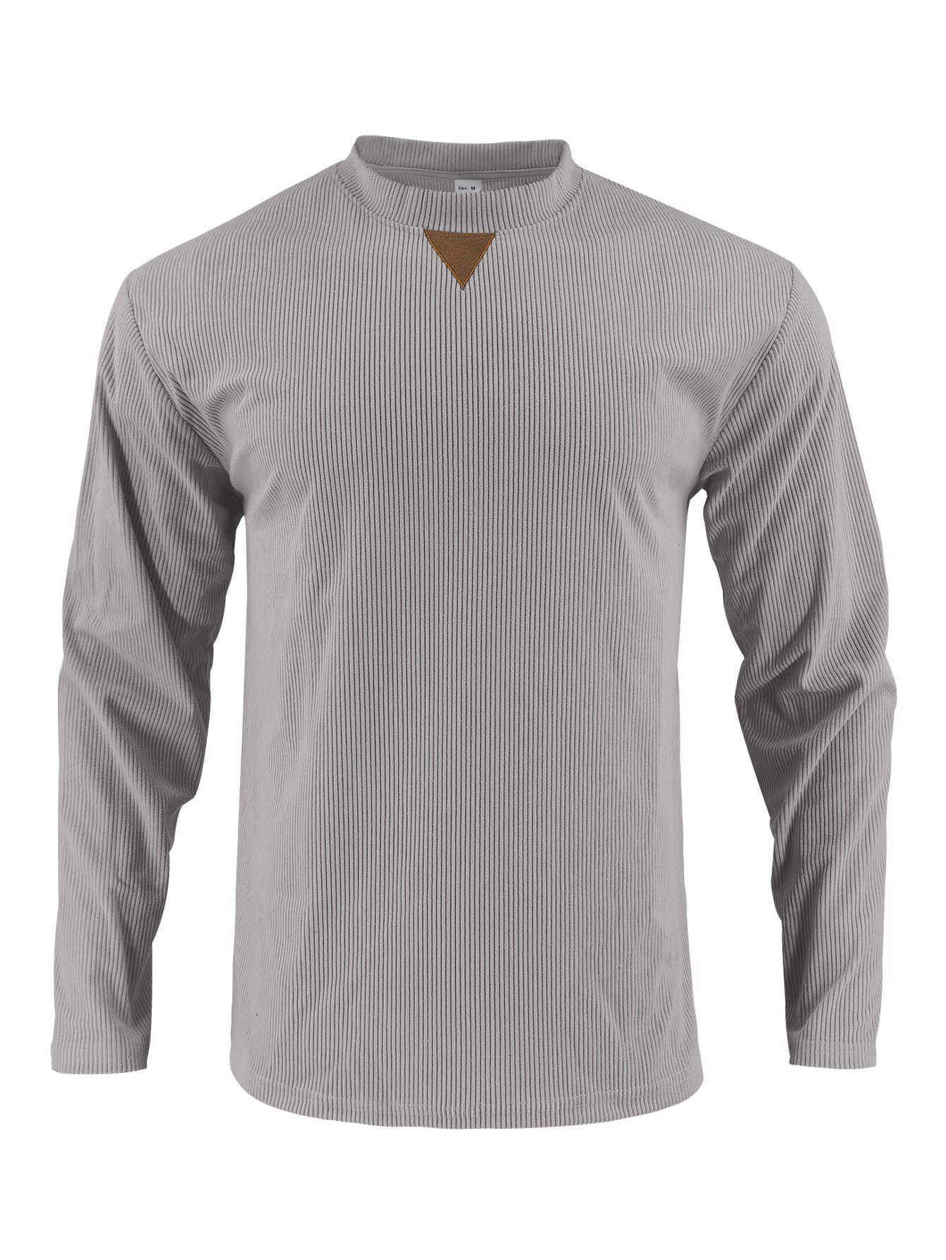Herren Langarmshirt mit strukturiertem Rippdesign R&B