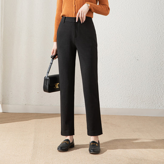 Damen klassische elegante Stoffhose