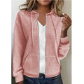Damen Fleecejacke mit Strukturiertem Waffelmuster R&B