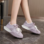 Damen sportliche Sneaker mit dämpfenden Eigenschaften und atmungsaktiver Obermaterialstruktur R&B