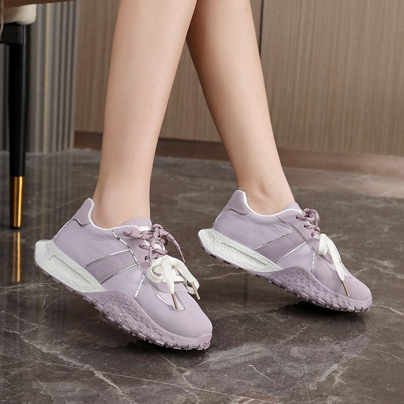 Damen sportliche Sneaker mit dämpfenden Eigenschaften und atmungsaktiver Obermaterialstruktur R&B