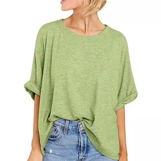Damen lässiges Oversized T-Shirt R&B