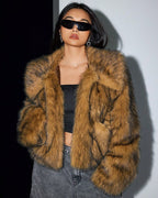 Damen Kunstpelzjacke R&B