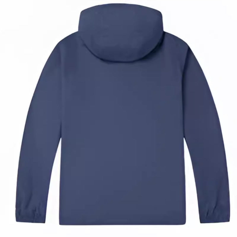 Herren funktionale Übergangsjacke mit verstellbarem Kragen R&B