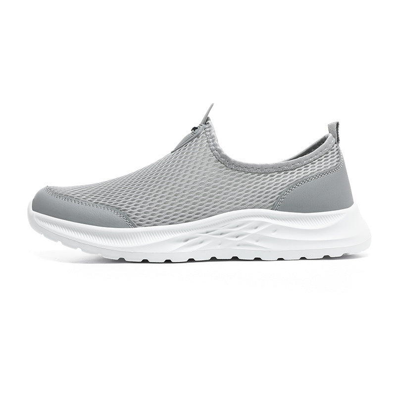 Damen Atmungsaktive Slip-On Sneakers mit stoßdämpfendem Fußbett und flexiblem Obermaterial