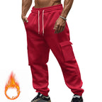 Herren cargo Jogginghose mit praktischen Seitentaschen und verstellbarem Kordelzug R&B