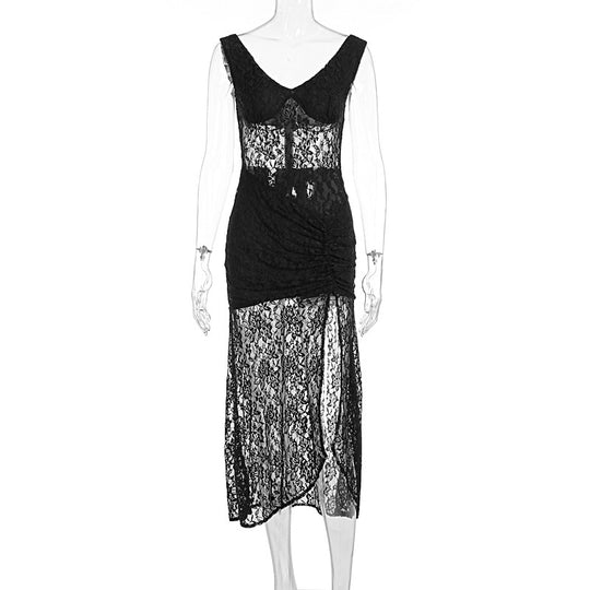 Damen Spitzenkleid im vorteilhaften Schnitt R&B