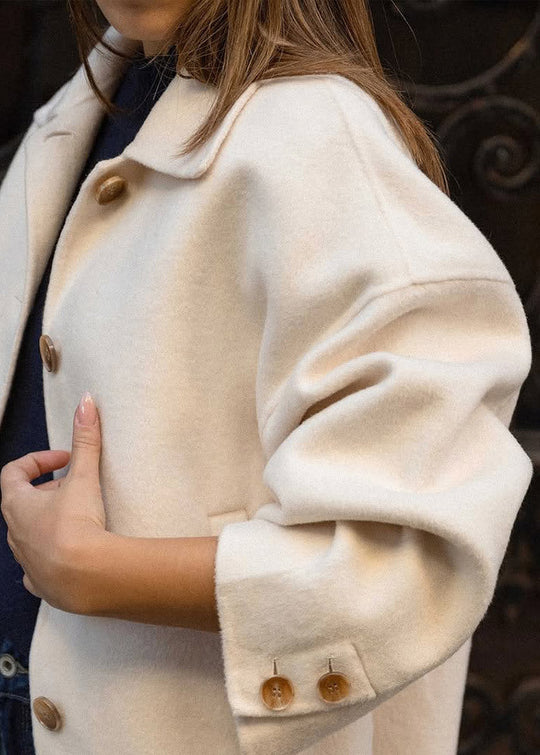 R&B | Grace - Kurz geschnittene Wollmischjacke