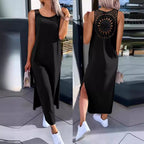 Damen Maxi-Kleid mit handgefertigter Spitze R&B