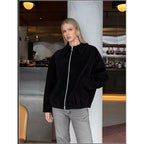 Damen lässige Echtjacke R&B