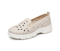 Damen Slip-On Freizeit-Schuhe mit floralem Design R&B