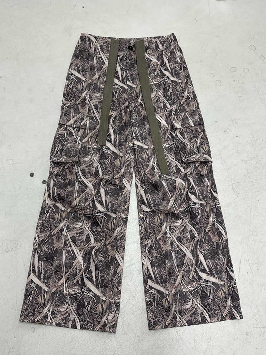 Damen Utility-Hosen im Camouflagedesign mit verstellbarem Bund und praktischen Seitentaschen R&B