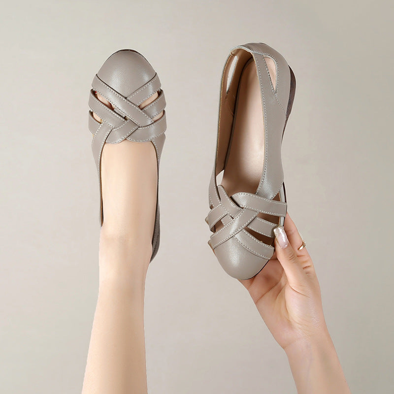 Damen Komfortable Ballerinas mit modischem Schnitt und ergonomischer Sohle